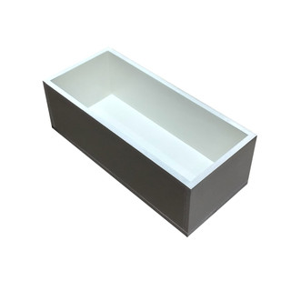 Forma Sabonete Artesanal Molde Retangular 1Kg Artesanato Saboaria Barra Sabão Caseiro Madeira MDF Revestido c/ Melamina