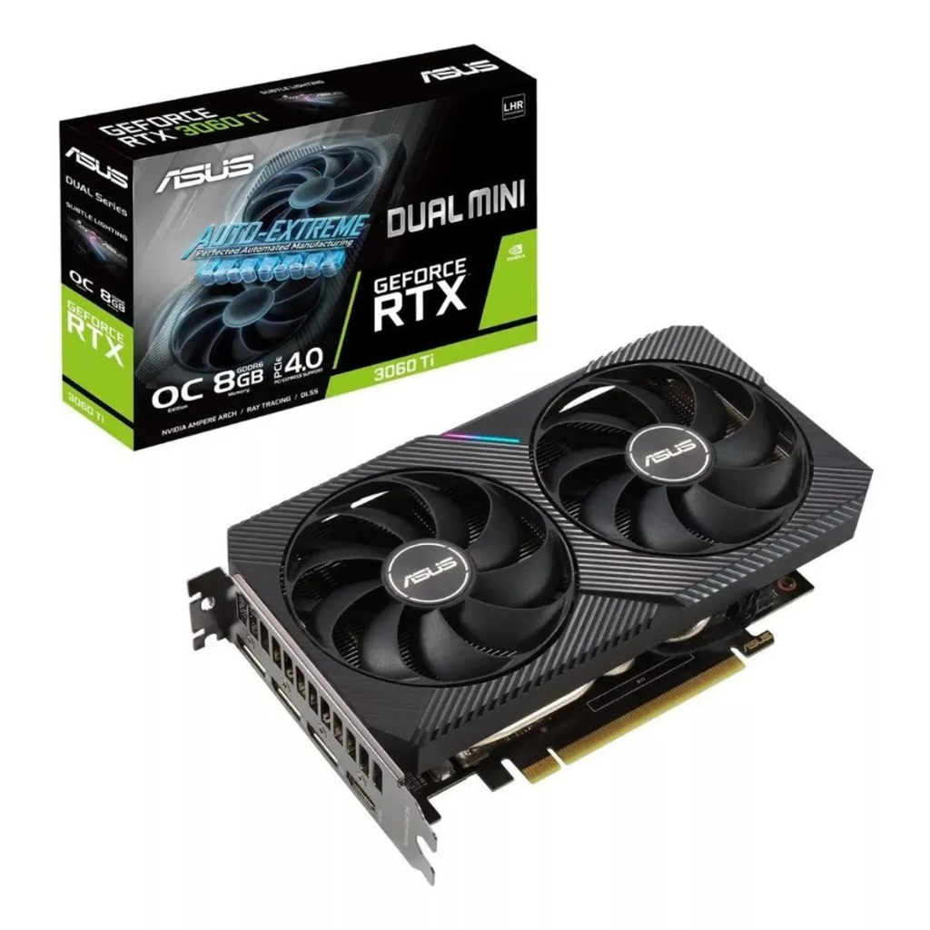 PLACA DE VIDEO ASUS GEFORCE RTX 3060TI DUAL OC V2 8GB GDDR6 DUAL-RTX3060TI-O8G-V2