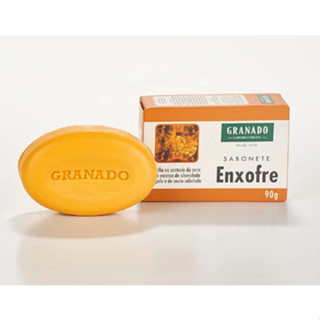 Sabonete Enxofre 90g granado anti acne espinha antibacteriana antifúngico skin care