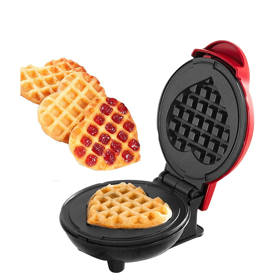 Máquina de waffle elétrica Forno de quiche Panela Máquina de eggette Mini frigideira de waffle 110V 220