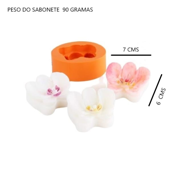 MOLDE DE SILICONE ORQUIDIA