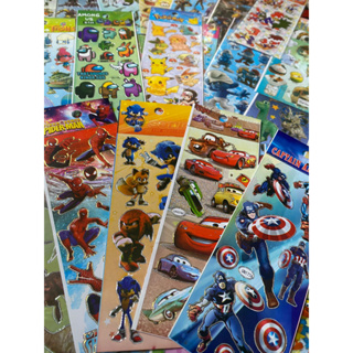 60 Cartelas Adesivos Infantil - Personagem Escola Professora em Oferta na Shopee