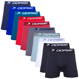 Kit 10 Cuecas Boxer Microfibra Dorbe Não Enrola Original Masculina Cueca Box Masculino em Oferta na Shopee