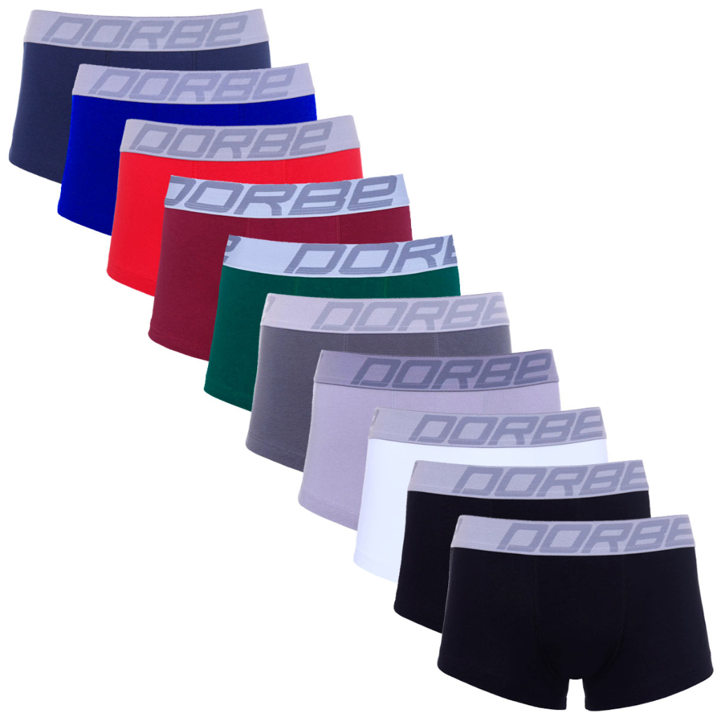 Kit 10 Cuecas Sungão Algodão Dorbe Masculina Cueca Sunga Cotton Masculino Homem Original Bermuda - Men Clothes