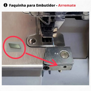 Faquinha para Embutidor, Aparelho de Arremate Overlock 10 und