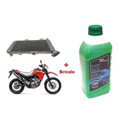 Radiador Água Yamaha Xt660 Xt 660r 2005 à 2018 + Aditivo Verde Delphi
