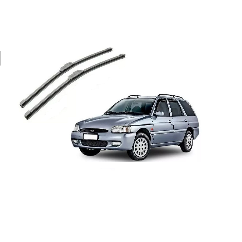 Kit com 2 Palhetas para Parabrisa Dianteiro – Encaixe Gancho Escort Zetec 1997 a 2002