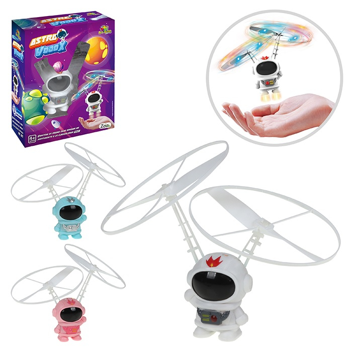 Mini  Astronauta Boomerang Voador Sensor de Mão