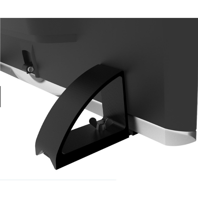 Suporte de Mesa Para Monitor Tv Ajustável de 12'' Ate 32'' Polegadas com espessura mínima de 1 e máxima de 5 centímetros