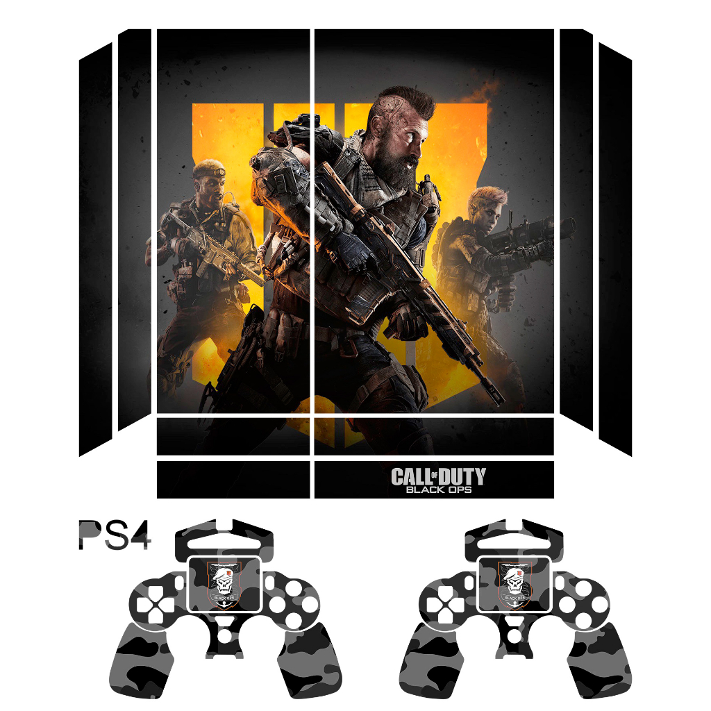 Skin adesiva para  Playstation / PS4  Fat  -  Call of Dutty - Black Ops 4