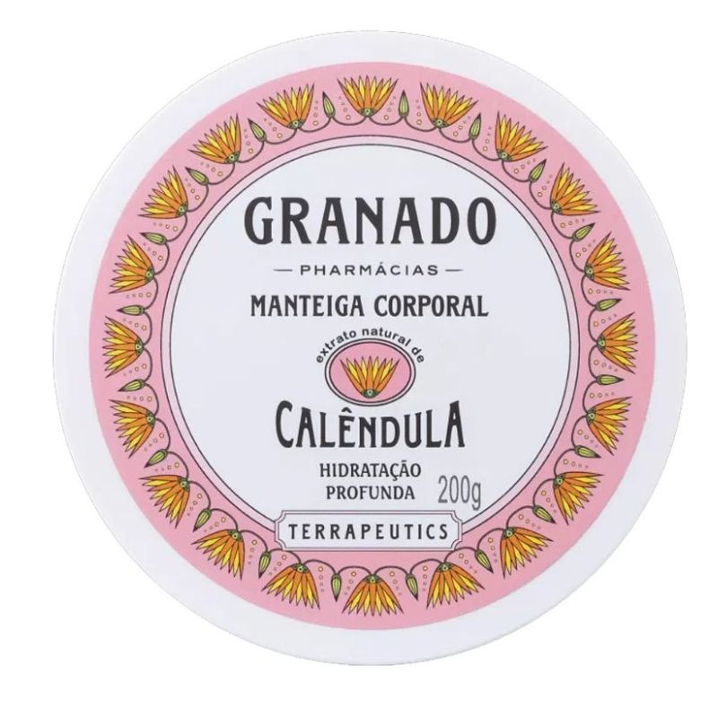 Manteiga Corporal Terrapeutics Calendula  200 g - Granado em Oferta na Shopee