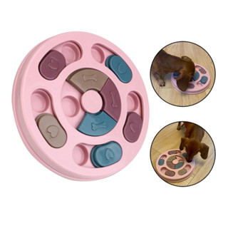 Brinquedo Interativo Comedouro Lento para Cachorro Pet Porta Petisco Puzzle Redondo