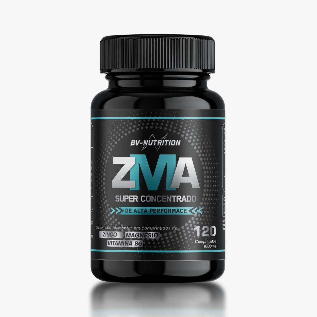 Zma Super Concentrado Alta Performance BV-Nutrition 120 Comprimidos 1000mg