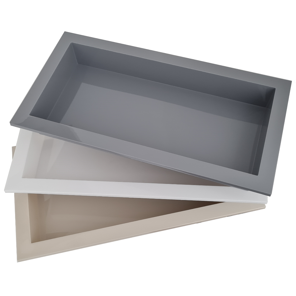 Nicho Para Banheiro E Cozinha Parede Embutir 30x60cm Cores Nicho De Banheiro Com Borda - Suporte Para Shampoo - Nicho de embutir de Qualidade em Oferta na Shopee