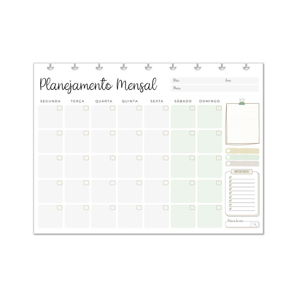 Refil MENSAL 120g Tamanho Médio (9 furos) em Oferta na Shopee