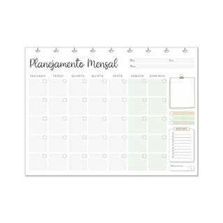 Refil MENSAL 120g Tamanho Médio (9 furos) em Oferta na Shopee