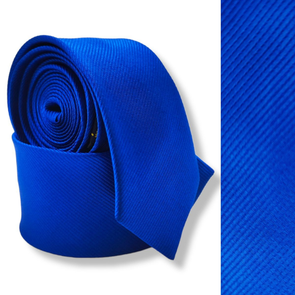 Gravata Azul Royal Riscada Casamentos Padrinhos Clássica em Oferta na Shopee