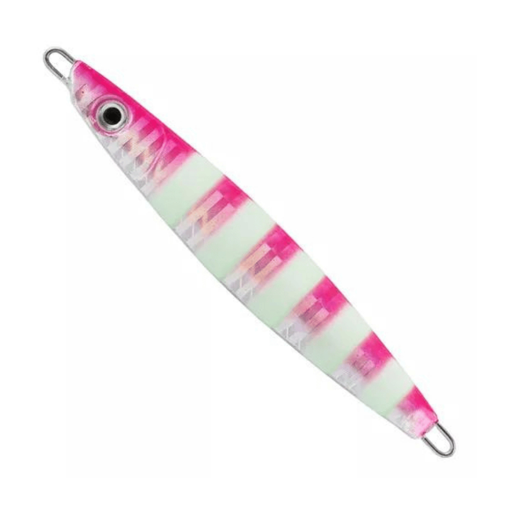 Jig Dragon 60gr Albatroz cor Pink Silver -Badejo, Olhete,Garoupa, anchovas, olho de boi e entre outros Fundo Água salgada