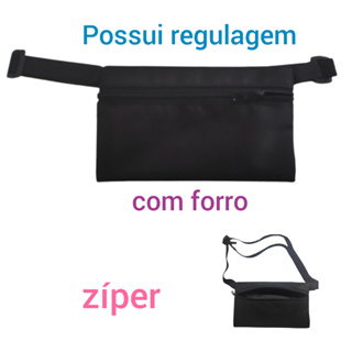 Pochete Doleira, Porta Dinheiro, Passaporte, Documentos,PORTA DOLAR = COM ELÁSTICO E REGULAGEM em Oferta na Shopee