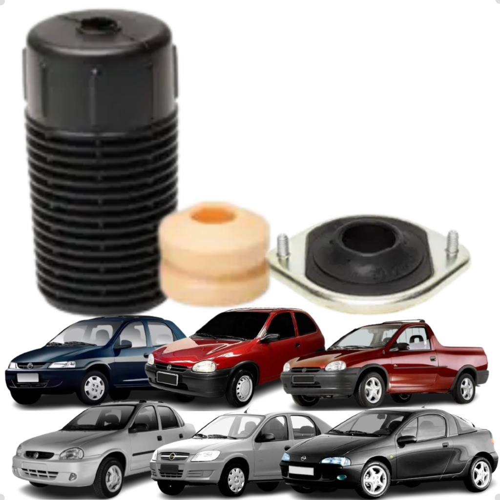 Kit Batente Coxim Do Amortecedor Dianteiro Celta Corsa Prisma Tigra Axios em Oferta na Shopee