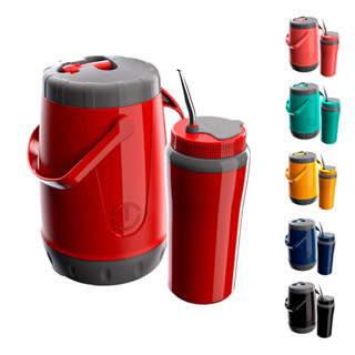 Kit Tererê Garrafa Térmica 2,5l + Copo Térmico 650ml Unitermi