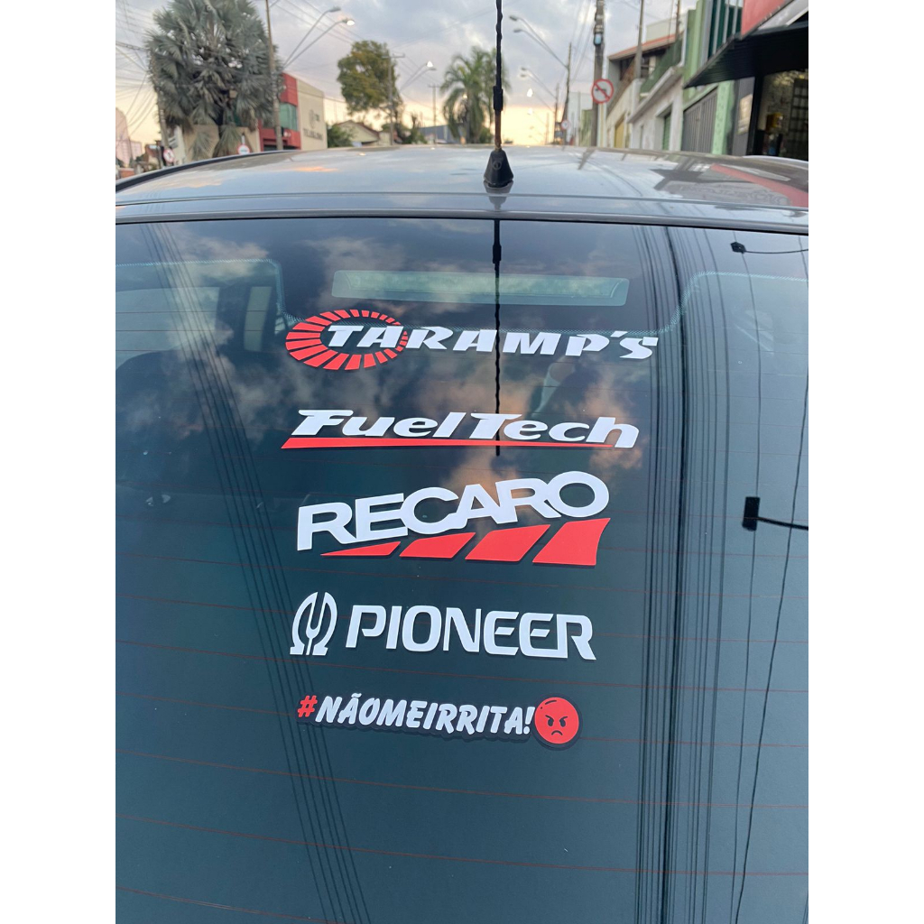 Adesivos Para Carro (Recaro,taramps,fueltech..)