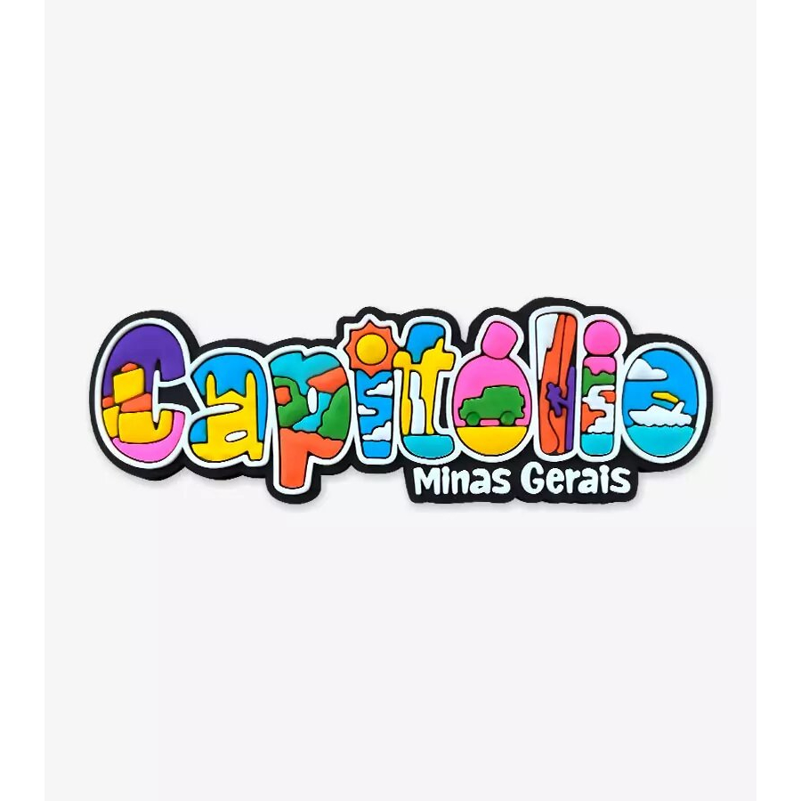 Ímã Capitólio MG Letreiro – Ímã de Geladeira