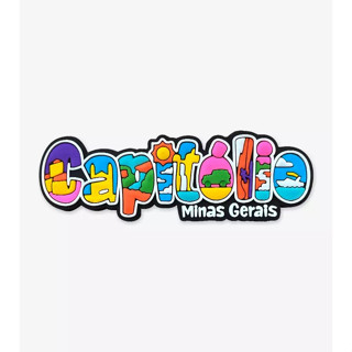Ímã Capitólio MG Letreiro – Ímã de Geladeira