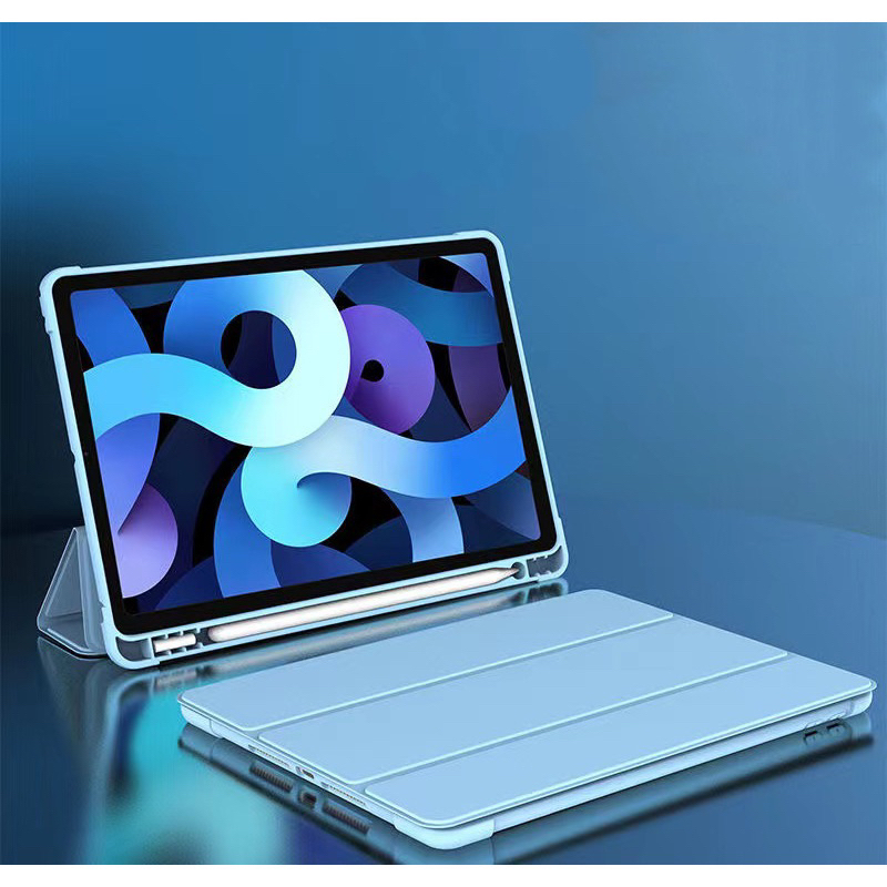W.BILL Capa Case com porta para pencil Para Tablet Funda Apple iPad Air3 iPad 7/8/9 10.2 10.5 Air4 5 10.9 Ipad10 11pro Magnético Caso Wake/Sleep Smart Cover