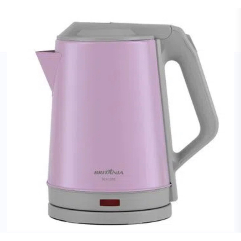 Jarra Elétrica Chaleira Elétrica Britânia BCH12RS Inox Rosa 1,9L