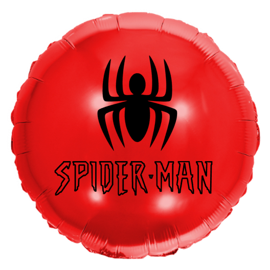 kit Homem Aranha, Vingadores Balão Super Herói, spider man, balão + adesivo