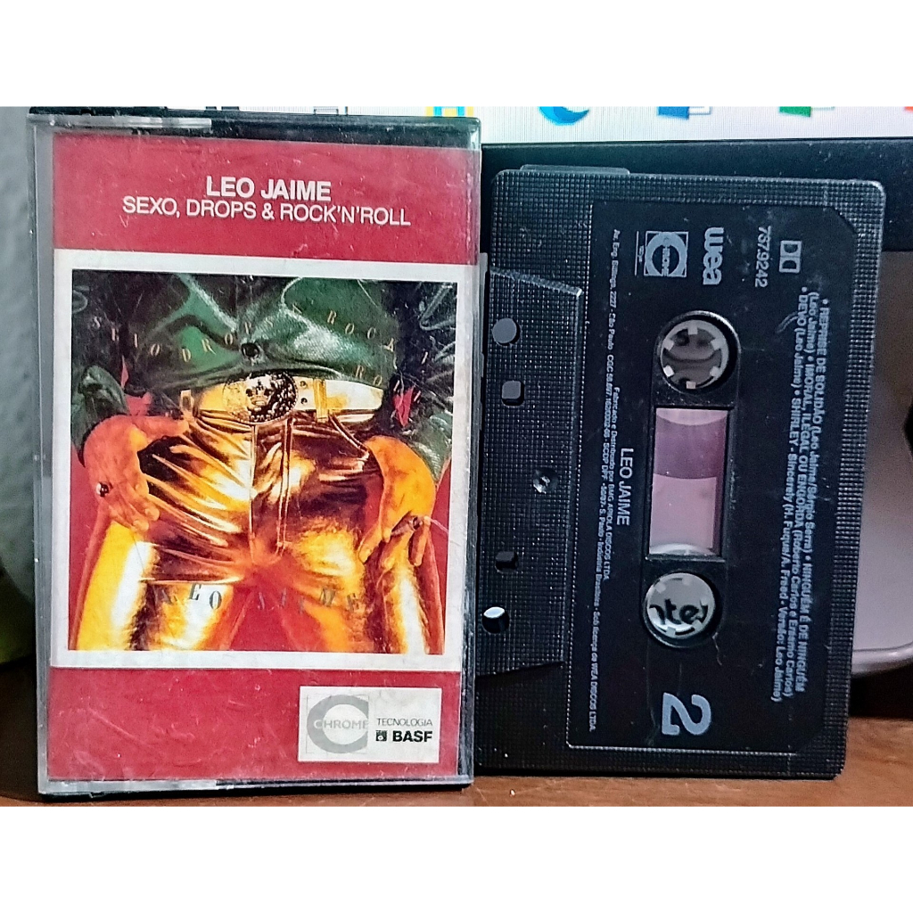 FITA K7 - LEO JAIME - SEXO, DROPS & ROCK'N'ROLL