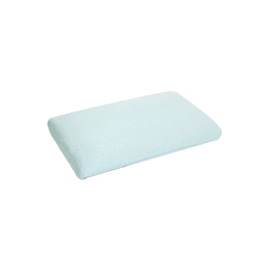 Travesseiro para Berço de bebe Menino com Espuma + Fronha Azul bebe 100% algodão