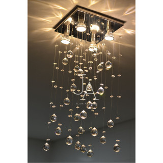 Luminária Chuva em promoção para Sala e Quarto Envio Imediato base 25x25cm HAl de entrada e Escritório