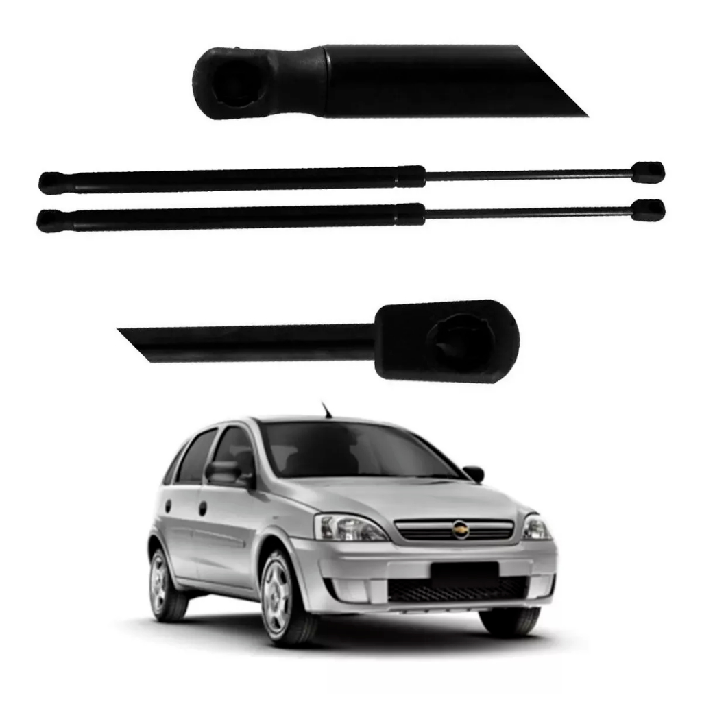 Par Amortecedor Porta Malas Traseira Para GM Chevrolet Corsa Hatch 2002 Em Diante em Oferta na Shopee
