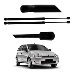 Par Amortecedor Porta Malas Traseira Para GM Chevrolet Corsa Hatch 2002 Em Diante