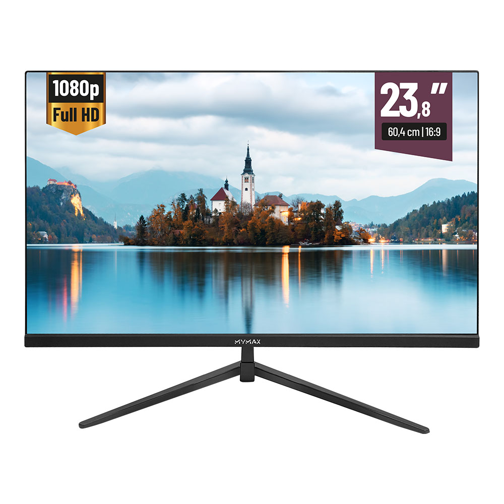 Monitor 23.8' 75Hz Full HD, 3ms, Sem Borda MYMAX