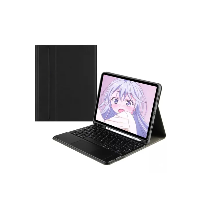 Capa Case Teclado Touchpad Com Slot Para Caneta Compatível iPad 10th 10.9 Polegadas A2696 A2757 A2777