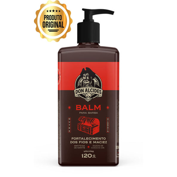 Balm para Barba Don Alcides Barba Negra 120g