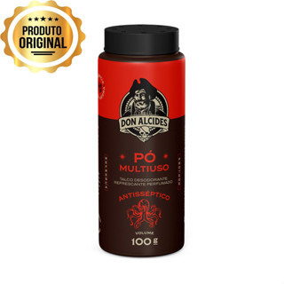 PÓ MULTIUSO DON ALCIDES 100G TALCO DESODORANTE ANTISSÉPTICO