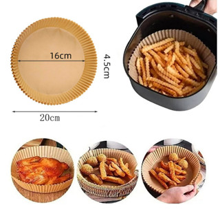 Forma Antiaderente Descartável Redondo Fritadeira Airfryer - Kit 50 / 100 / 150 / 200