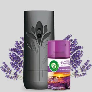 Bom Ar Lavanda Automático Aparelho + Refil 250 ml Neutralizador Odores