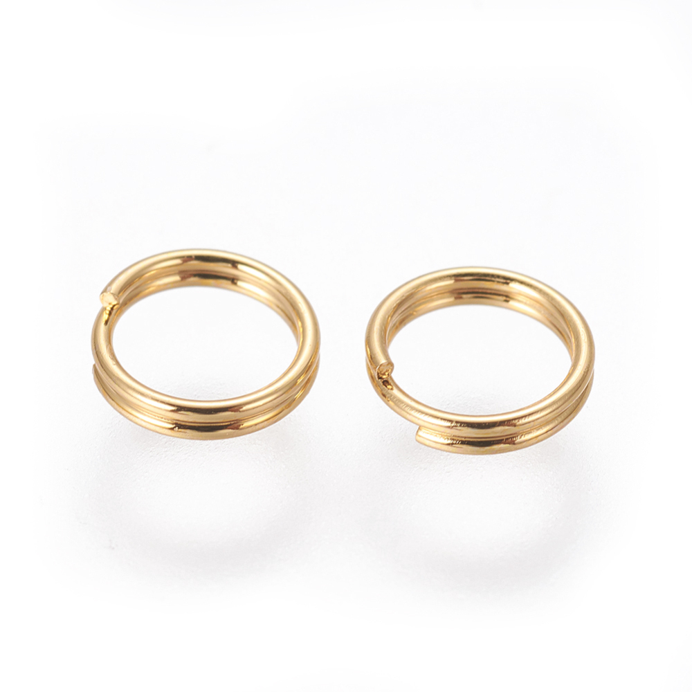 Elo Argola Dupla Aço Inox Dourado 4 Mm - 20 Un In-67 em Oferta na Shopee