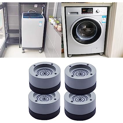 Imagem Kit 12 Peças Suporte Pé Para Maquina de Lavar Lava Louças Geladeira Fogão Sofá Mesa e Muito Mais