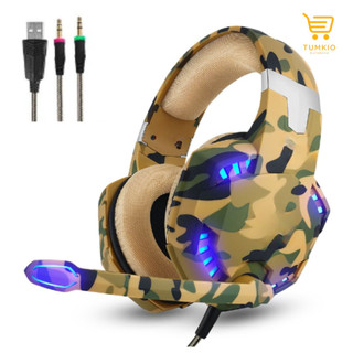 Headset Gamer Fone de ouvido HeadPhone Com Microfone Profissional para PC jogos