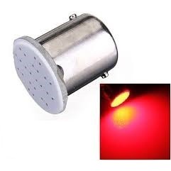 Lâmpadas Automotiva  2 polos Cob VERMELHO Led Bay15d P21/5w 1157 pisca ré ou freio 12v