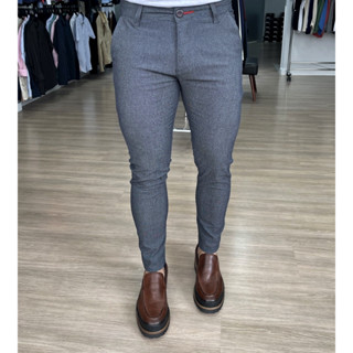 Calça Chino Alfaiataria Super Skinny Masculino