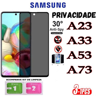 Película Privacidade 3D Anti Spy Samsung A23/A33/A53/A73