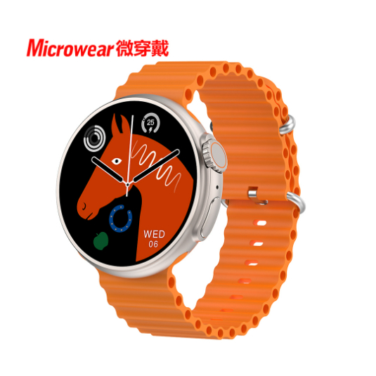 Microwear Smart Watch Ultra 9 Pro REDONDO 49mm NFC Smartwatch