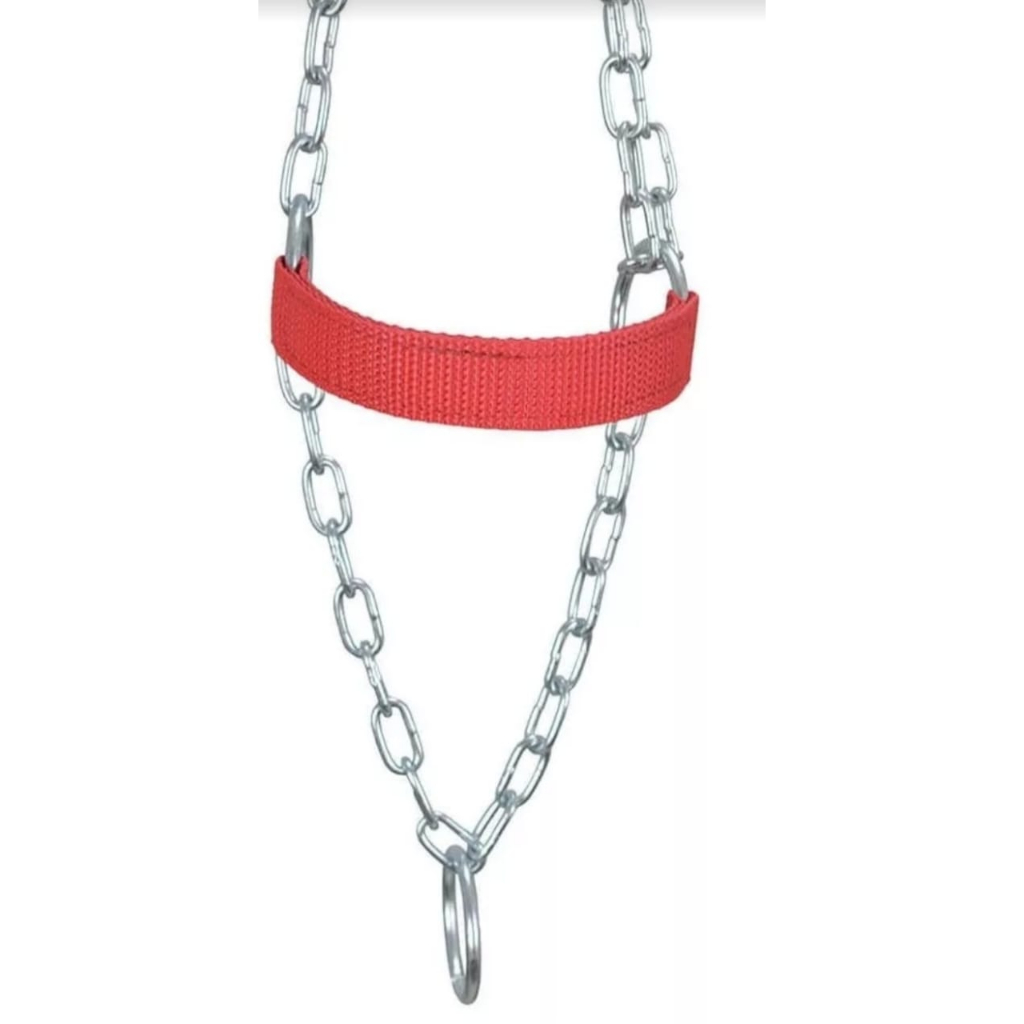 Cabresto De Fita Nylon Corrente Com Regulagem Para Bezerro. em Oferta na Shopee